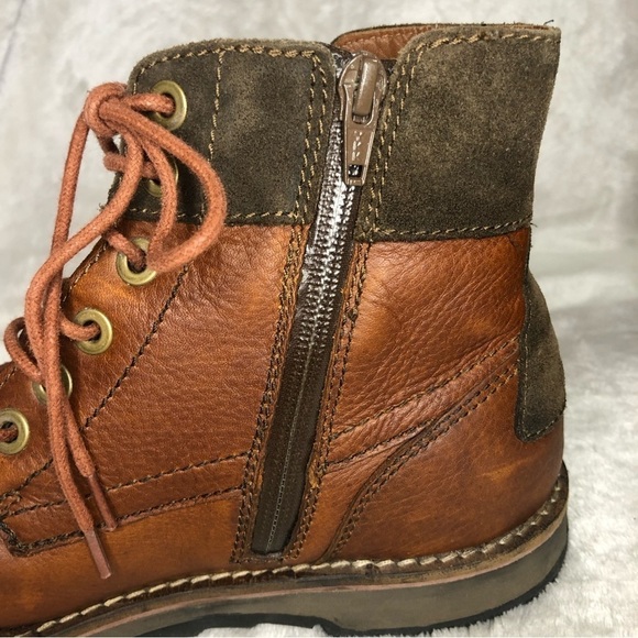 Geox Brown Leather Shoovy Urban Ankle Boot Amphibiox Size 40 (7) - Picture 6 of 11